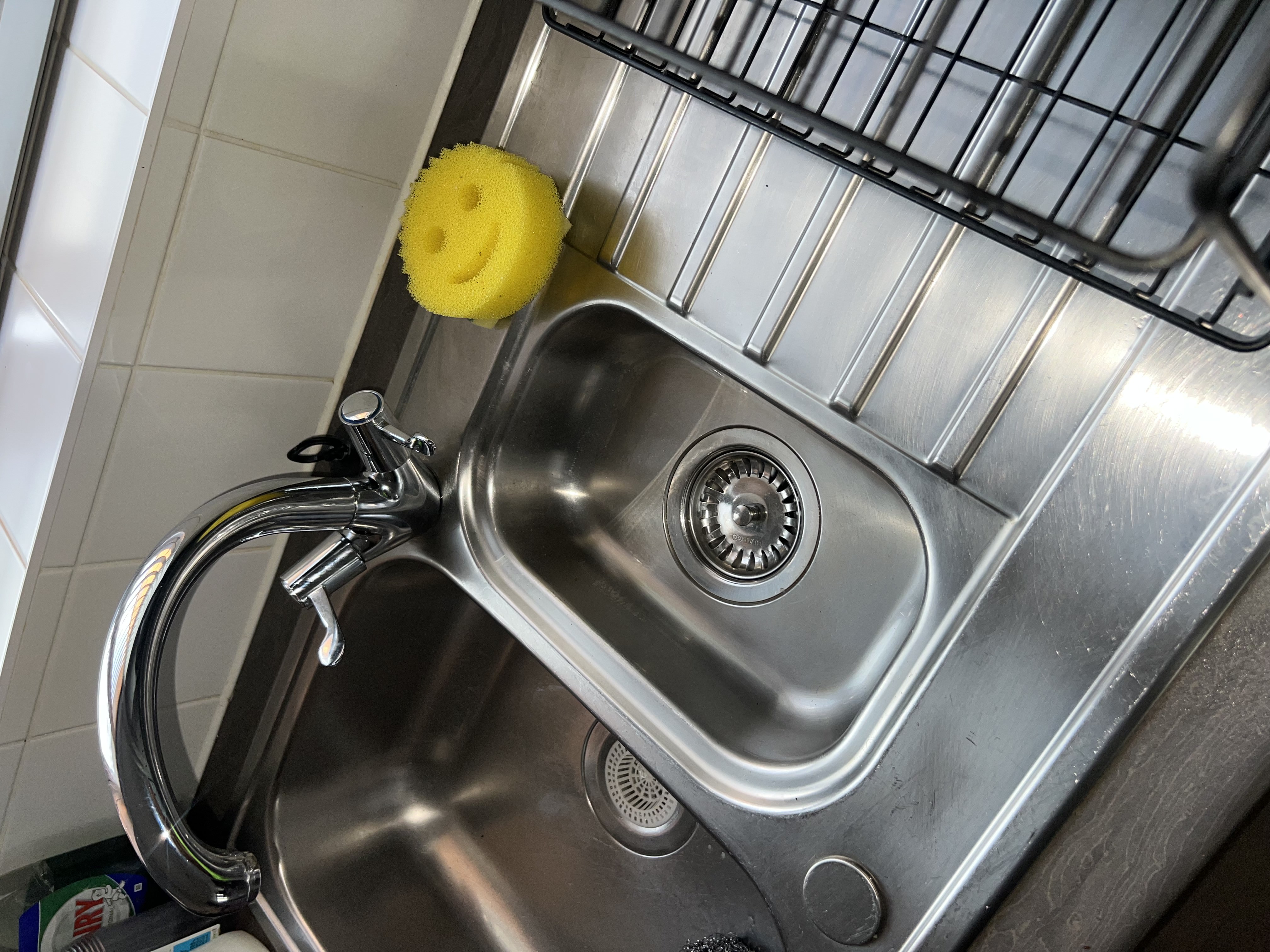 Kitchen sink after